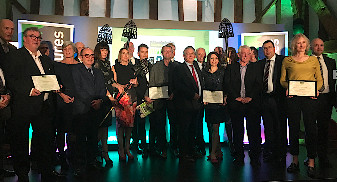 Building Futures Awards winners and presenters